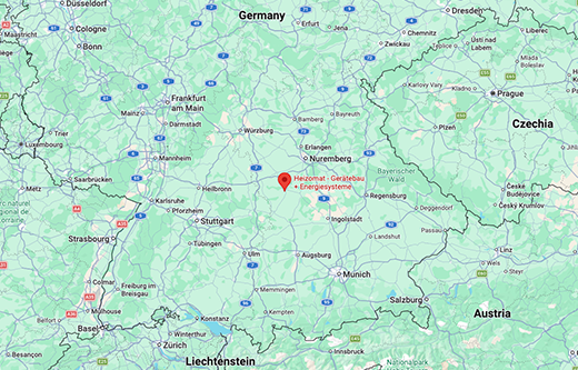 Heizomat Germany map